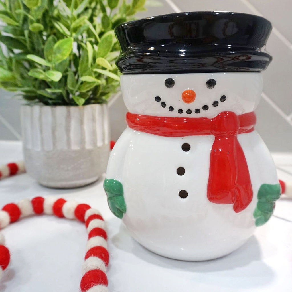 Sonoma Snowman Outlet Wax Cube Warmer Kohl's Electric Christmas Holiday  Winter